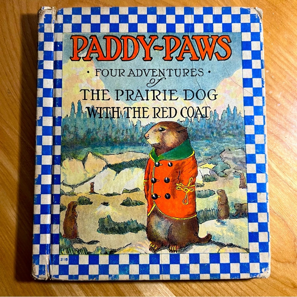 SWEET VINTAGE CHILDREN’S BOOK-“PADDY-PAWS”